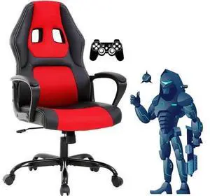 Ergonomic Chair Office Chair Ergonomic Video Ergonomic Chairs Adjustable Reclining Computer Chair with Lumbar Support Armrest Headrest Task Rolling Swivel Chair Ergonomic Chair for Adult Teen, Red Ergonomic Chair Office Chair Ergonomic Video Ergonomic Chairs Adjustable Reclining Computer Chair with Lumbar Support Armrest Headrest Task Rolling Swivel Chair Ergonomic Chair for Adult Teen, Red
