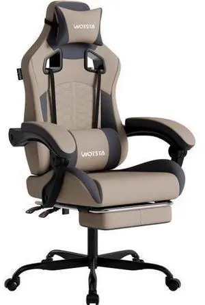 Ergonomic Chair with Massage,Ergonomic PC Ergonomic Chair with Footrest Comfortable Headrest and Lumbar Support, High Back, 300LBS (Grey) Ergonomic Chair with Massage,Ergonomic PC Ergonomic Chair with Footrest Comfortable Headrest and Lumbar Support, High Back, 300LBS (Grey)