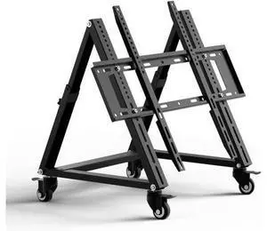 Low Height Mobile TV Stand, Low TV Stand with Wheel for 26-65 inch TV, Hight Adjustable, 36° -68° Adjustable Viewing Angle,Max 50KG, Vesa 600×500, Confidence Monitor Stand Low Height Mobile TV Stand, Low TV Stand with Wheel for 26-65 inch TV, Hight Adjustable, 36° -68° Adjustable Viewing Angle,Max 50KG, Vesa 600×500, Confidence Monitor Stand