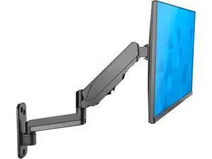 Mount-It! Monitor Wall Mount with Full Motion Gas Spring Arm | Height Adjustable Bracket for Flat Panel Screens Up to 32" | Fits VESA 75 and 100, 17.6 Lbs Capacity, Black Mount-It! Monitor Wall Mount with Full Motion Gas Spring Arm | Height Adjustable Bracket for Flat Panel Screens Up to 32" | Fits VESA 75 and 100, 17.6 Lbs Capacity, Black
