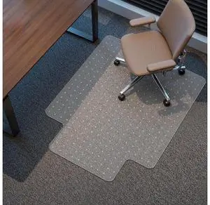 Kuyal Office Chair Mat for Carpet, 45x53 Clear Heavy Duty Computer Chair Mat with Lip, Under Desk Protector Carpeted Floors Mat, Easy Chair Movement,Ship Flat Kuyal Office Chair Mat for Carpet, 45x53 Clear Heavy Duty Computer Chair Mat with Lip, Under Desk Protector Carpeted Floors Mat, Easy Chair Movement,Ship Flat