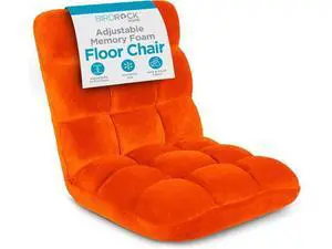 BirdRock Home Adjustable 14-Position Memory Foam Floor Chair & Office Chair (Orange) BirdRock Home Adjustable 14-Position Memory Foam Floor Chair & Office Chair (Orange)