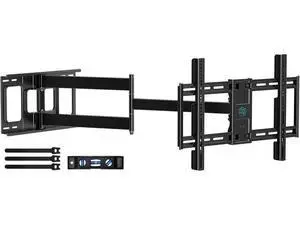 Long Arm TV Wall Mount for 42-80 inch TVs, Full Motion with 43 inch Extension Articulating Arms, Swivel and Tilt TV Bracket, Holds up to 110 lbs, Max VESA 600x400mm Long Arm TV Wall Mount for 42-80 inch TVs, Full Motion with 43 inch Extension Articulating Arms, Swivel and Tilt TV Bracket, Holds up to 110 lbs, Max VESA 600x400mm