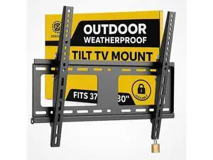 ZeboZap ZZTVT8064 Outdoor TVmount Weatherproof Holds Upto 80 Inch TV on Vinyl Siding, Stucco, Brick & Stone | Holds 154lbs ZeboZap ZZTVT8064 Outdoor TVmount Weatherproof Holds Upto 80 Inch TV on Vinyl Siding, Stucco, Brick & Stone | Holds 154lbs