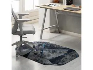 Anji Mountain Office Chair Mat for All Surfaces- Anti-Slip, Easy Rolling Office Desk Chairmat, Premium Hard Floor Protection Chairmat, Exclusively Designed for Home Offices, Cracked Ice Blue (36x48) Anji Mountain Office Chair Mat for All Surfaces- Anti-Slip, Easy Rolling Office Desk Chairmat, Premium Hard Floor Protection Chairmat, Exclusively Designed for Home Offices, Cracked Ice Blue (36x48)