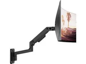 ARES WING Wall Mount Monitor Arm for 17-49 Inch Ultrawide Screens, Heavy Duty Single Monitor Mount Holds 44 lbs, Fully Adjustable Gas Spring Wall Mount, 75x75/100x100 VESA Mount, Black ARES WING Wall Mount Monitor Arm for 17-49 Inch Ultrawide Screens, Heavy Duty Single Monitor Mount Holds 44 lbs, Fully Adjustable Gas Spring Wall Mount, 75x75/100x100 VESA Mount, Black