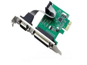 RS232 RS-232 Serial Port COM DB25 Printer Parallel Port LPT to PCI-E PCI Express Card Adapter Converter WCH382 Chip RS232 RS-232 Serial Port COM DB25 Printer Parallel Port LPT to PCI-E PCI Express Card Adapter Converter WCH382 Chip