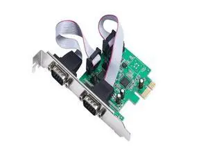 2 Port RS232 RS-232 Serial Port COM to PCI-E PCI Express Card Adapter Converter AX99100 Chipset 2 Port RS232 RS-232 Serial Port COM to PCI-E PCI Express Card Adapter Converter AX99100 Chipset