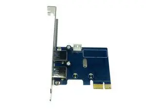 PCI-E USB 3.0 Expansion Card PCI Express x1 to 2 Ports USB 3.0 Adapter PCI-E USB 3.0 Expansion Card PCI Express x1 to 2 Ports USB 3.0 Adapter