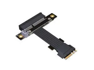 ADT-Link M.2 Key A+E to PCIe 4.0 x4 Extension Flat Cable for x4 Audio Card/Wireless LAN Card to M.2 A.E Extender (M52JF, 25cm) ADT-Link M.2 Key A+E to PCIe 4.0 x4 Extension Flat Cable for x4 Audio Card/Wireless LAN Card to M.2 A.E Extender (M52JF, 25cm)