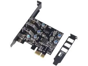 USB 3.0+ USB C Port PCI-E Expansion Card PCI Express 1X PCIe USB 3.0 HUB Adapter Card 4-Port USB3.0 5Gbps Controller for 2U Case (Type A for 2U case) USB 3.0+ USB C Port PCI-E Expansion Card PCI Express 1X PCIe USB 3.0 HUB Adapter Card 4-Port USB3.0 5Gbps Controller for 2U Case (Type A for 2U case)