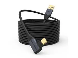 Oculus Quest Link 2 Cable 16 FT, CableCreation USB 3.2 Gen1 USB C Cable 5 Gbps, Quest Link Cable VR, Compatible with Quest 2 Virtual Reality Headsets, Gaming PC, 5 Meters Oculus Quest Link 2 Cable 16 FT, CableCreation USB 3.2 Gen1 USB C Cable 5 Gbps, Quest Link Cable VR, Compatible with Quest 2 Virtual Reality Headsets, Gaming PC, 5 Meters