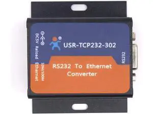 Serial RS232 to Ethernet TCP IP Server Module Ethernet Converter Support DHCP/DNS, 200 Upgraded Built-in webage USR-TCP232-302 Serial RS232 to Ethernet TCP IP Server Module Ethernet Converter Support DHCP/DNS, 200 Upgraded Built-in webage USR-TCP232-302