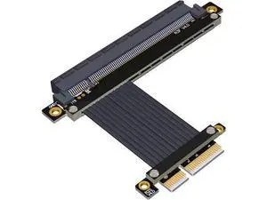 PCI-E 4.0 Extension Cable 32G/BPS PCI Express Gen4 16x to 4X Riser Card New Shielding Graphics Card 4.0 x16 x4 PCIE Riser Extender for GTX3080ti RX5700xt GPU 1U Server (0.15m,R23SF) PCI-E 4.0 Extension Cable 32G/BPS PCI Express Gen4 16x to 4X Riser Card New Shielding Graphics Card 4.0 x16 x4 PCIE Riser Extender for GTX3080ti RX5700xt GPU 1U Server (0.15m,R23SF)