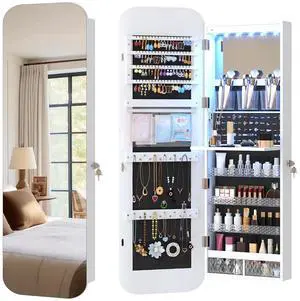 Vlsrka 47.2 Inch Full Length Mirror with Storage Vlsrka 47.2 Inch Full Length Mirror with Storage