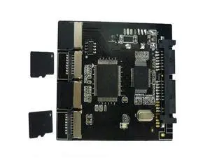 Multi Micro SD Card to Micro SATA adapter card 1.8" hdd case with RAID 4 TF to 16 pin SATA converter Multi Micro SD Card to Micro SATA adapter card 1.8" hdd case with RAID 4 TF to 16 pin SATA converter