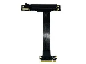 PCIE 4.0 X8 to X16 Extension Cable 16GBS Bi-Directional Bandwidth GEN4 Cable for Network Card Capture Card SSD (10CM 180 Degrees) PCIE 4.0 X8 to X16 Extension Cable 16GBS Bi-Directional Bandwidth GEN4 Cable for Network Card Capture Card SSD (10CM 180 Degrees)