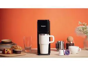 Tastyle Single Serve Coffee Maker Hot and Iced with Bold Brew, Small Coffee Machine for K Cup and Ground, Fits 7.3'' Travel Mug, Brews up to 16 Oz, 5 Cup Sizes, for Office, RV& Hotel, Elegant Black Tastyle Single Serve Coffee Maker Hot and Iced with Bold Brew, Small Coffee Machine for K Cup and Ground, Fits 7.3'' Travel Mug, Brews up to 16 Oz, 5 Cup Sizes, for Office, RV& Hotel, Elegant Black