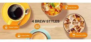 Tastyle Single Serve Coffee Maker for K Cup, Ground and Tea, Hot and Iced Coffee Machines with Bold Setting, 6 to 16 Oz Brew Sizes, Compact for Small Spaces, Gray (2.0 Version) Tastyle Single Serve Coffee Maker for K Cup, Ground and Tea, Hot and Iced Coffee Machines with Bold Setting, 6 to 16 Oz Brew Sizes, Compact for Small Spaces, Gray (2.0 Version)