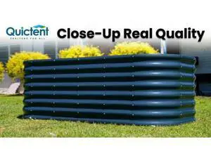 Quictent Galvanized Raised Garden Bed Kit, 6x3x1.5 ft Oval Metal Planter Box Tall for Vegetables Outdoor Backyard, Strengthened by Crossbar, Dark Green Quictent Galvanized Raised Garden Bed Kit, 6x3x1.5 ft Oval Metal Planter Box Tall for Vegetables Outdoor Backyard, Strengthened by Crossbar, Dark Green