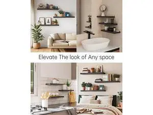 Floating Shelves for Wall, Set of 3, 22.5 Inches Wall Mounted Rustic Wood Shelves for Bathroom, Bedroom, Living Room or Kitchen Decor, Storage for Books, Lego, Plants, Daily Necessities, Black Floating Shelves for Wall, Set of 3, 22.5 Inches Wall Mounted Rustic Wood Shelves for Bathroom, Bedroom, Living Room or Kitchen Decor, Storage for Books, Lego, Plants, Daily Necessities, Black