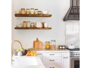 Floating Shelves, 36 inches Long Wall Mounted Rustic Wood Shelves for Bathroom, Bedroom, Living Room, Kitchen, Office, Hanging Shelf for Books/Storage/Decor(Rustic Brown,Set of 2) Floating Shelves, 36 inches Long Wall Mounted Rustic Wood Shelves for Bathroom, Bedroom, Living Room, Kitchen, Office, Hanging Shelf for Books/Storage/Decor(Rustic Brown,Set of 2)
