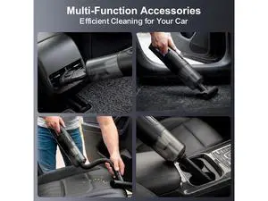Handheld Vacuum Cordless, Car Vacuum Portable Cordless 30 Mins Rapid Rechargeable Brushless Motor 19000Pa Strong Suction, Portable Vacuum for Car Home with 4 Nozzles (Black) Handheld Vacuum Cordless, Car Vacuum Portable Cordless 30 Mins Rapid Rechargeable Brushless Motor 19000Pa Strong Suction, Portable Vacuum for Car Home with 4 Nozzles (Black)