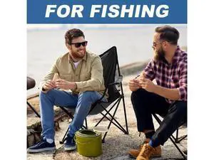 WEIDIORME 2 Pack Lightweight Camping Chairs, 300LBS Heavy-Duty Portable Folding Chairs with Carry Ba WEIDIORME 2 Pack Lightweight Camping Chairs, 300LBS Heavy-Duty Portable Folding Chairs with Carry Ba