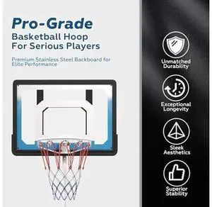 Pool Basketball Hoop, Height Adjustable 3.9" to 6.9", Blue PE Frame, Water Base, Includes Air Pump, 8-Inch Rubber Ball, Indoor & Outdoor Use Pool Basketball Hoop, Height Adjustable 3.9" to 6.9", Blue PE Frame, Water Base, Includes Air Pump, 8-Inch Rubber Ball, Indoor & Outdoor Use