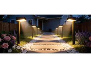 ELECLINK Solar Pathway Lights Outdoor, 8 Pack Garden Lights Solar Powered Path Lights with Bigger LED Lens, 2 Light Modes Waterproof Outdoor Solar Light for Yard Driveway Walkway Landscape Patio Lawn ELECLINK Solar Pathway Lights Outdoor, 8 Pack Garden Lights Solar Powered Path Lights with Bigger LED Lens, 2 Light Modes Waterproof Outdoor Solar Light for Yard Driveway Walkway Landscape Patio Lawn