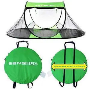 SANSBUG Screen Tent for 2-3 People (Instant Pop up, Strong No-See-um Mesh, Durable Tarp Floor) SANSBUG Screen Tent for 2-3 People (Instant Pop up, Strong No-See-um Mesh, Durable Tarp Floor)