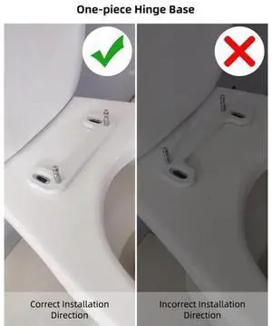 Hibbent Premium Elongated Toilet Seat with Quiet Close, One-Click to Quick Release, Installation Non Hibbent Premium Elongated Toilet Seat with Quiet Close, One-Click to Quick Release, Installation Non