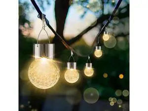 Solar Lights Outdoor Hanging Decorative Globe 24 Pack, Waterproof Solar Lantern with Handle and Clip, Solar Powered Glass Ball Lights for Garden Yard Fence Tree Umbrella Holiday Décor, Warm White Solar Lights Outdoor Hanging Decorative Globe 24 Pack, Waterproof Solar Lantern with Handle and Clip, Solar Powered Glass Ball Lights for Garden Yard Fence Tree Umbrella Holiday Décor, Warm White