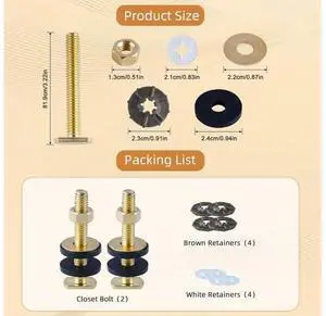 Hibbent Premium Elongated Toilet Seat with Extra Thick Toilet Wax Ring Replacement Kit Hibbent Premium Elongated Toilet Seat with Extra Thick Toilet Wax Ring Replacement Kit