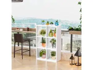 6 Cube Storage Organizer, Metal Cube Organizer with Open Shelf, Short Bookshelf Vertical or Horizont 6 Cube Storage Organizer, Metal Cube Organizer with Open Shelf, Short Bookshelf Vertical or Horizont