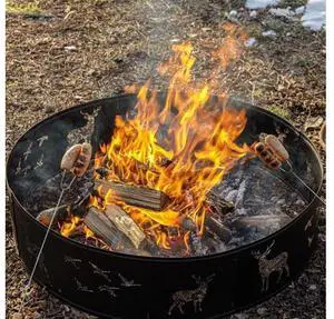 OutVue Fire Ring,Firepit Ring for Camping, Wood Burning Fire Pit for Outside,Yard,Garden,Outdoor Fireplace OutVue Fire Ring,Firepit Ring for Camping, Wood Burning Fire Pit for Outside,Yard,Garden,Outdoor Fireplace