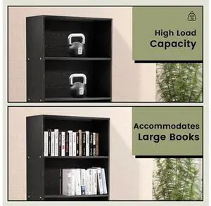 GRUSIGN 71" Tall 6-Tier Bookshelf, Large Open Display Bookcase with Ample Storage, Floor Standing Book Shelf for Living Room, Home Office, Bed Room, Black GRUSIGN 71" Tall 6-Tier Bookshelf, Large Open Display Bookcase with Ample Storage, Floor Standing Book Shelf for Living Room, Home Office, Bed Room, Black