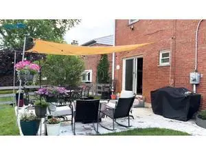 Quictent 100% Waterproof Sun Shade Sail Canopy 185G Polyester Fabric Shade Cloth for Outdoor Patio Backyard, Hardware Kit Included, 12X12 FT, Sand Quictent 100% Waterproof Sun Shade Sail Canopy 185G Polyester Fabric Shade Cloth for Outdoor Patio Backyard, Hardware Kit Included, 12X12 FT, Sand