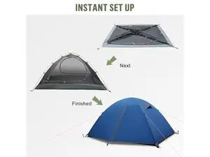 Night Cat 2-Persons Backpacking Tent: Waterproof Lightweight Camping Tent for Two People Hiking Outdoor Mountain with Aluminum Poles and Rainfly Green Night Cat 2-Persons Backpacking Tent: Waterproof Lightweight Camping Tent for Two People Hiking Outdoor Mountain with Aluminum Poles and Rainfly Green