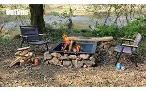 OutVue 42 inch Square Fire Pit Ring, Heavy Duty Firepit Ring, DIY Campfire Insert Above or In-Ground, for Outdoor, Camping, and Bonfires OutVue 42 inch Square Fire Pit Ring, Heavy Duty Firepit Ring, DIY Campfire Insert Above or In-Ground, for Outdoor, Camping, and Bonfires