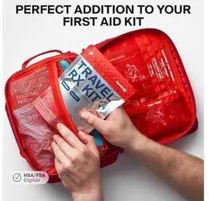 SurviveX Complete Travel Medicine Kit and First Aid Kit Bundle for Emergencies, Home, Car, and Outdoor Adventures SurviveX Complete Travel Medicine Kit and First Aid Kit Bundle for Emergencies, Home, Car, and Outdoor Adventures