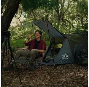 Night Cat Pop-up Camping Tent: 1 Person Tent Waterproof Instant Easy Setup Outdoor Tent Night Cat Pop-up Camping Tent: 1 Person Tent Waterproof Instant Easy Setup Outdoor Tent