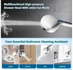 Hibbent All Metal cUPC Certified Shower Head, 12'' High Pressure Rainfall Shower Head, Handheld Show Hibbent All Metal cUPC Certified Shower Head, 12'' High Pressure Rainfall Shower Head, Handheld Show