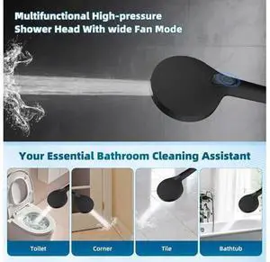 Hibbent All Metal cUPC Certified Shower Head, 10'' High Pressure Rain Shower Head, Handheld Showerhe Hibbent All Metal cUPC Certified Shower Head, 10'' High Pressure Rain Shower Head, Handheld Showerhe