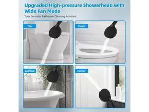 Hibbent 12'' All Metal CUPC Certified Shower Head, High Pressure Rainfall Shower Head, Handheld Show Hibbent 12'' All Metal CUPC Certified Shower Head, High Pressure Rainfall Shower Head, Handheld Show