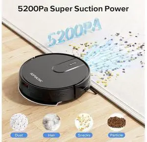 Robot Vacuum Cleaner Robot Vacuum and Mop Combo with 5200Pa Suction, Personalized Cleaning Adjustments, Self-Charging Robotic Vacuum Cleaner, Advanced Obstacle Avoidance Robot Vacuum Cleaner Robot Vacuum and Mop Combo with 5200Pa Suction, Personalized Cleaning Adjustments, Self-Charging Robotic Vacuum Cleaner, Advanced Obstacle Avoidance