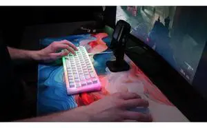 CHERRY K5V2 Compact, Mechanical Gaming Keyboard in 65% Format, Nordic Layout (QWERTY), Hot-Swap Keyboard, MX2A RED Switches, White-Transparent CHERRY K5V2 Compact, Mechanical Gaming Keyboard in 65% Format, Nordic Layout (QWERTY), Hot-Swap Keyboard, MX2A RED Switches, White-Transparent