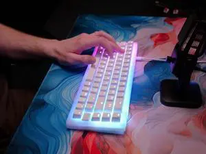 Cherry K5V2 Compact, Mechanical Gaming Keyboard in 65% Format US Layout Hot Swappable, Cherry MX2A RED Switches (Transparent White) Cherry K5V2 Compact, Mechanical Gaming Keyboard in 65% Format US Layout Hot Swappable, Cherry MX2A RED Switches (Transparent White)