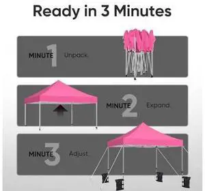 Quictent 10x10 Heavy Duty Pop up Canopy Tent, Easy up Commercial Instant Shelter with Wheeled Bag for Outdoor, Parties, Markets, Camping, 500D Silver Coated UPF 50+ Sun Shield Quictent 10x10 Heavy Duty Pop up Canopy Tent, Easy up Commercial Instant Shelter with Wheeled Bag for Outdoor, Parties, Markets, Camping, 500D Silver Coated UPF 50+ Sun Shield