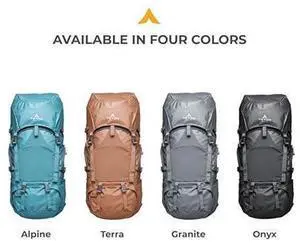 Teton 85L Signal backpack, durable and ready for hiking, camping or backpacking. Perfect lightweight travel bag with more room than you think, Terra Teton 85L Signal backpack, durable and ready for hiking, camping or backpacking. Perfect lightweight travel bag with more room than you think, Terra
